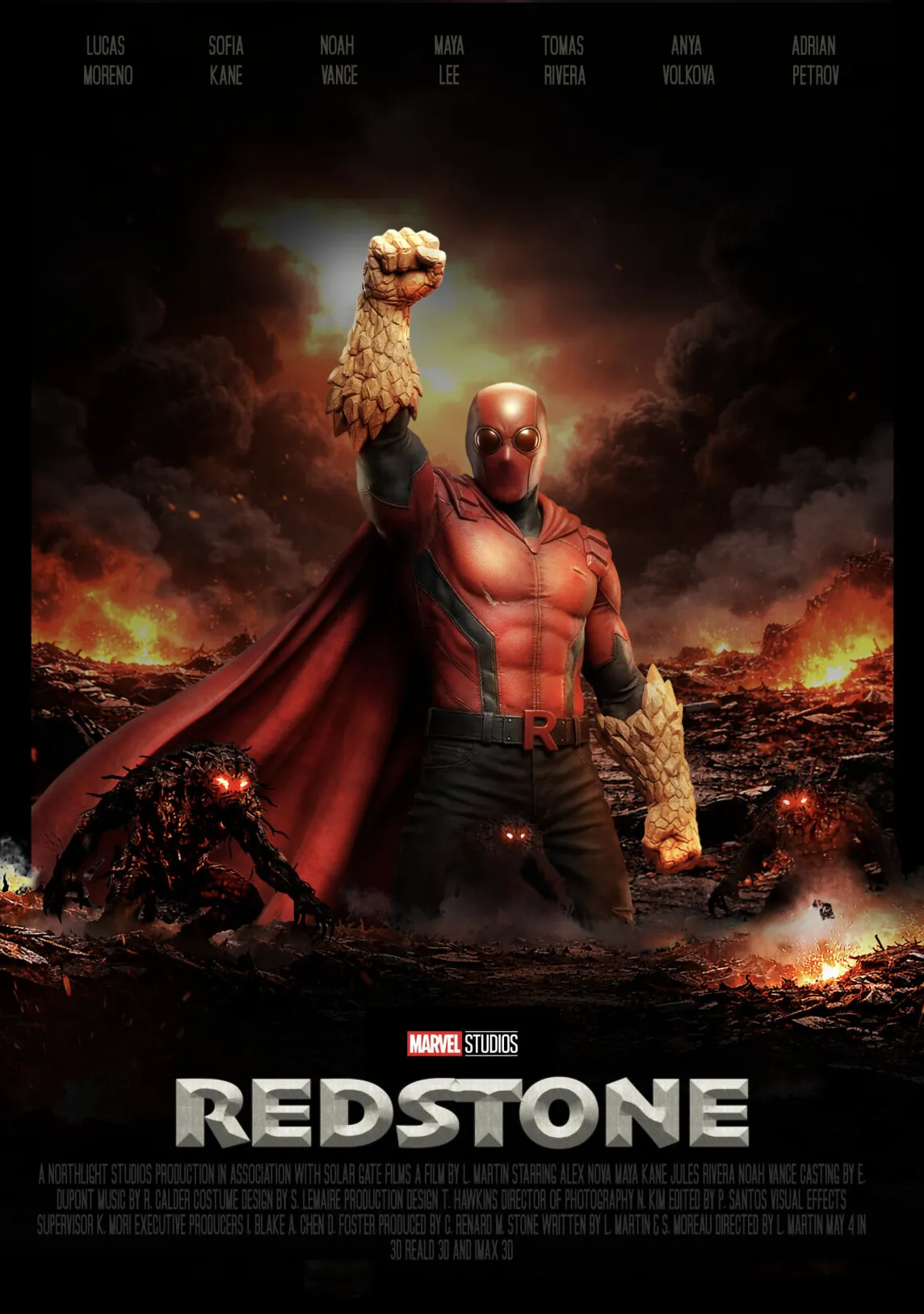 L'affiche Redstone terminée.
